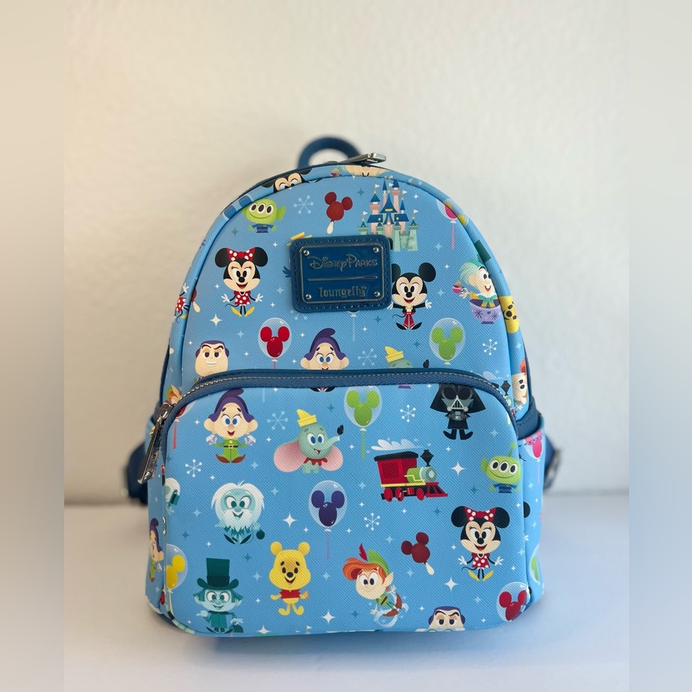 SOLD. 2022 Disney Parks Loungefly Icons Characters Attractions Mini Backpack